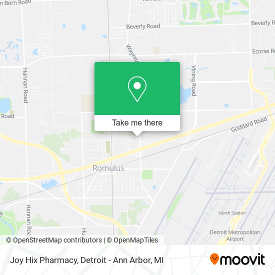 Mapa de Joy Hix Pharmacy