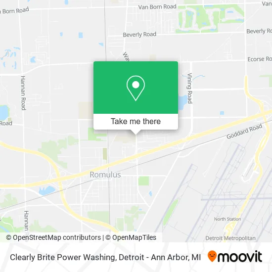 Clearly Brite Power Washing map
