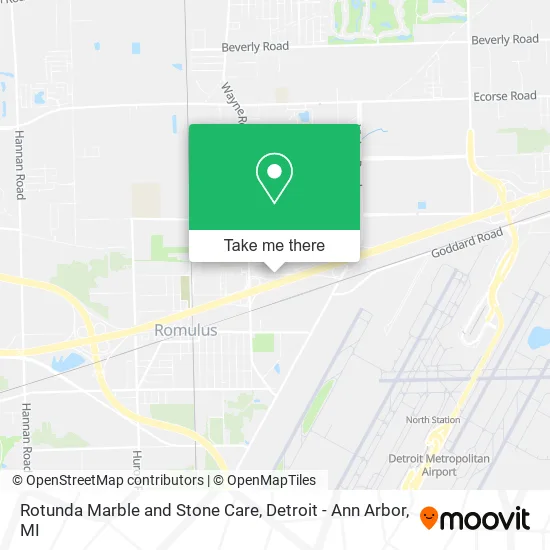 Rotunda Marble and Stone Care map