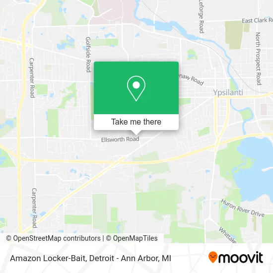 Amazon Locker-Bait map