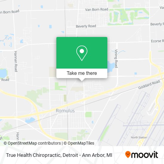 True Health Chiropractic map