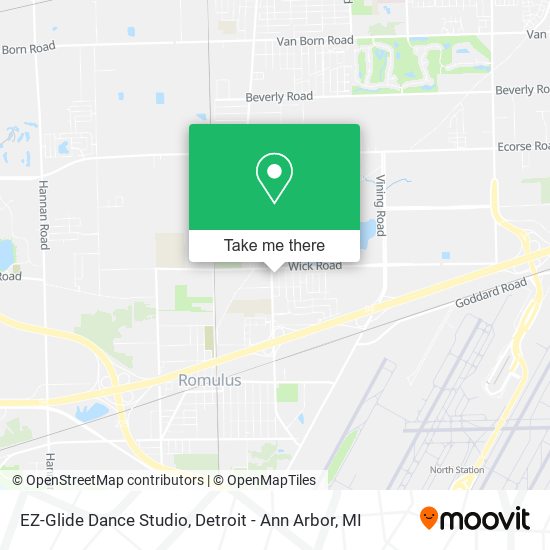 Mapa de EZ-Glide Dance Studio