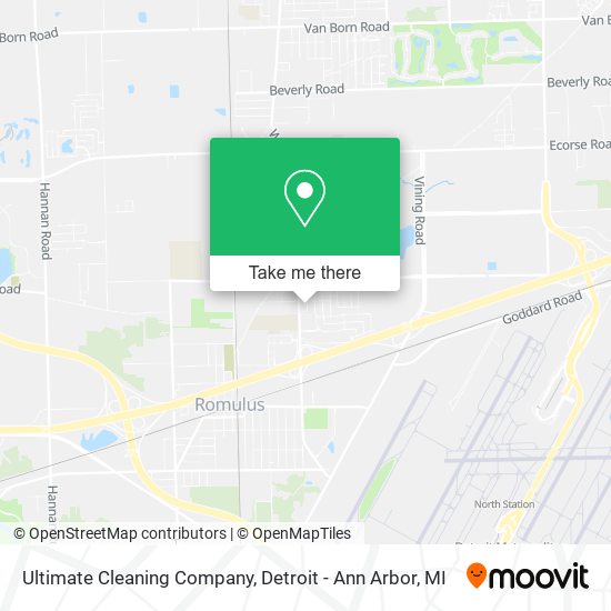 Mapa de Ultimate Cleaning Company