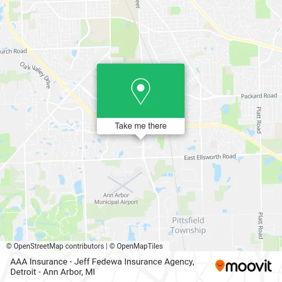 AAA Insurance - Jeff Fedewa Insurance Agency map