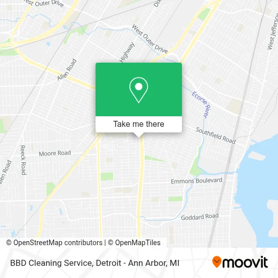 BBD Cleaning Service map