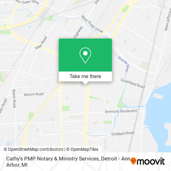Cathy's PMP Notary & Ministry Services map