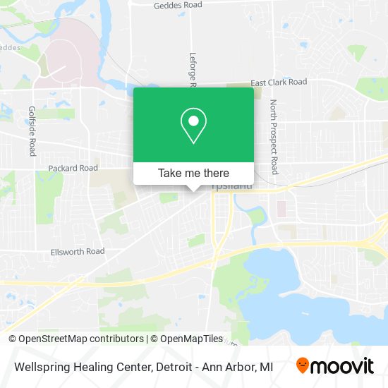 Wellspring Healing Center map