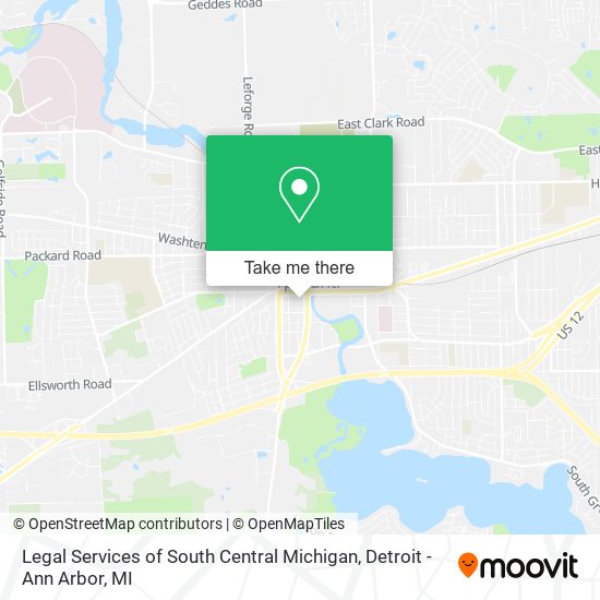 Mapa de Legal Services of South Central Michigan