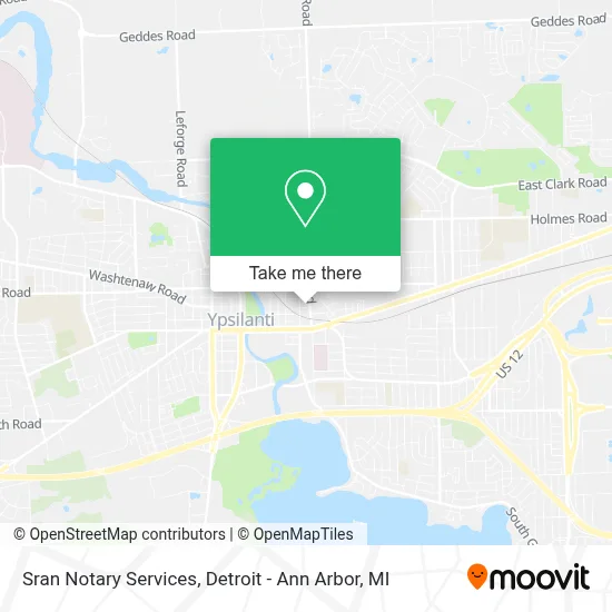 Sran Notary Services map