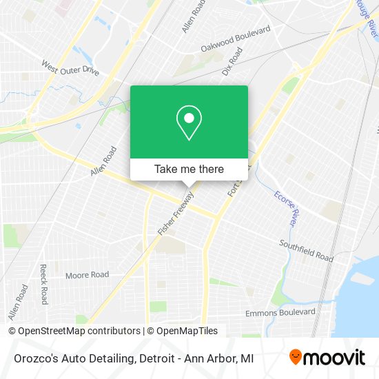 Mapa de Orozco's Auto Detailing