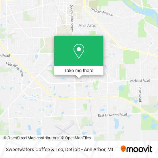 Sweetwaters Coffee & Tea map