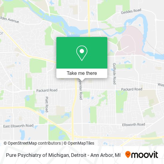 Pure Psychiatry of Michigan map
