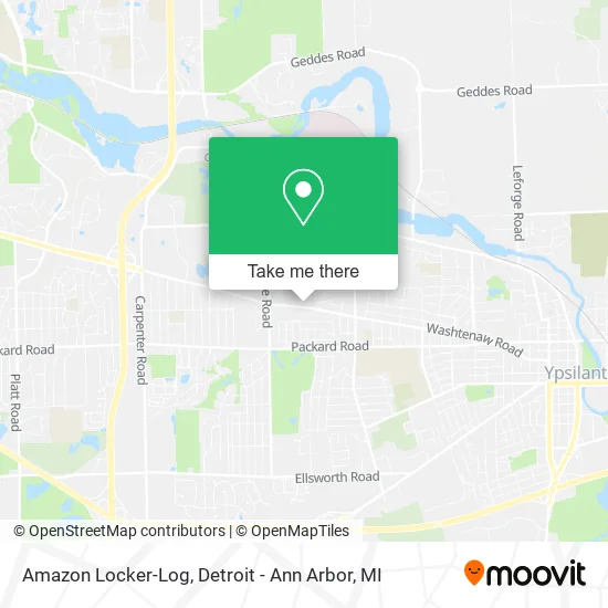 Amazon Locker-Log map