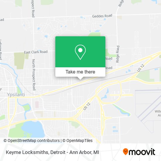 Keyme Locksmiths map