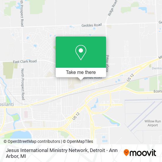Jesus International Ministry Network map