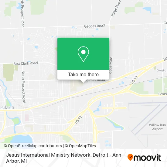 Mapa de Jesus International Ministry Network