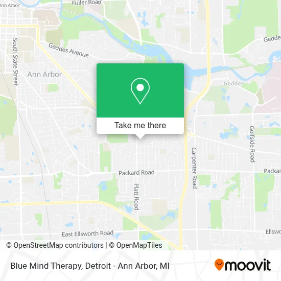 Blue Mind Therapy map