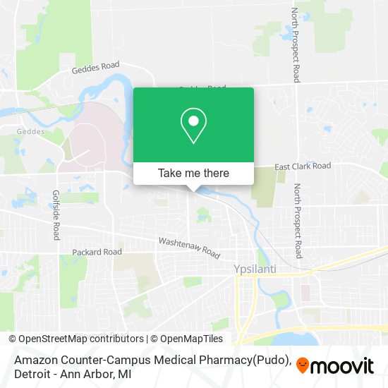 Amazon Counter-Campus Medical Pharmacy(Pudo) map