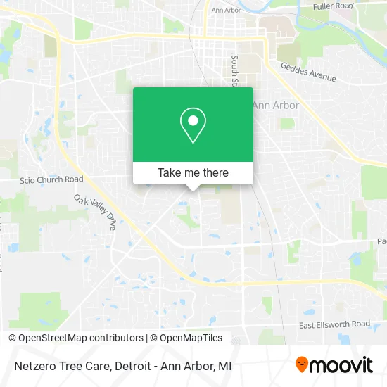 Netzero Tree Care map