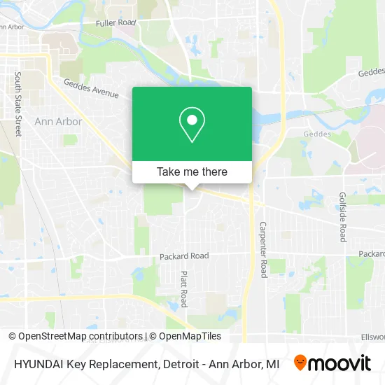 HYUNDAI Key Replacement map