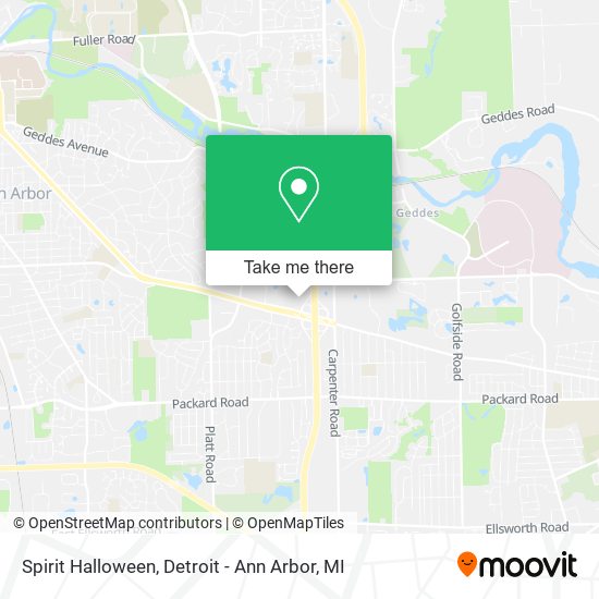 Spirit Halloween map