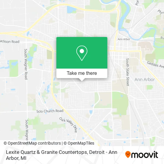 Lexite Quartz & Granite Countertops map