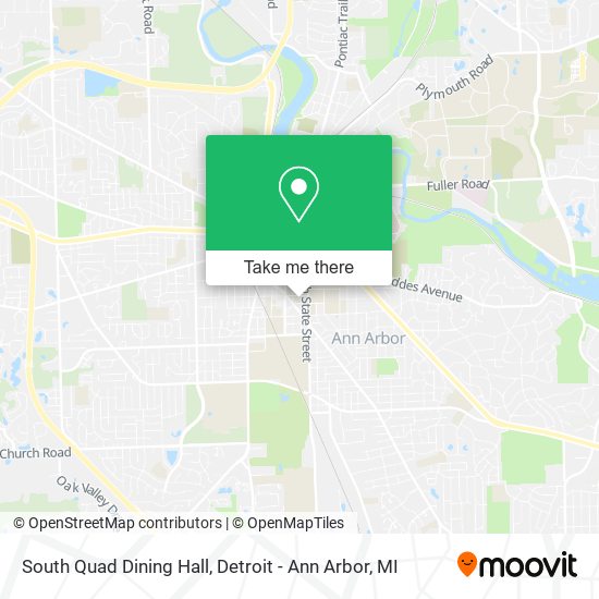 South Quad Dining Hall map