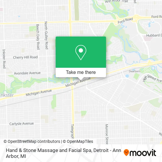 Mapa de Hand & Stone Massage and Facial Spa