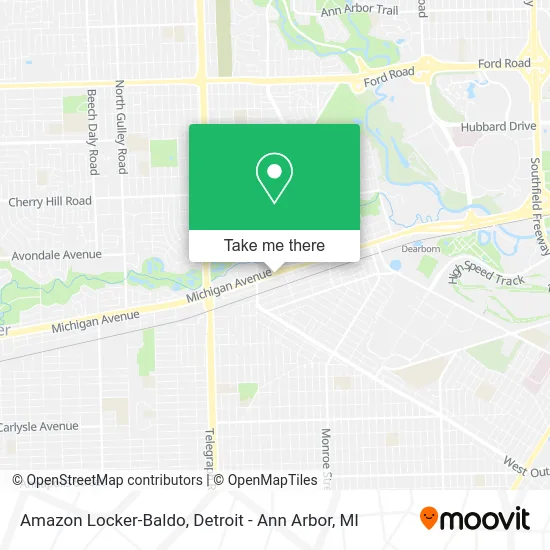 Amazon Locker-Baldo map