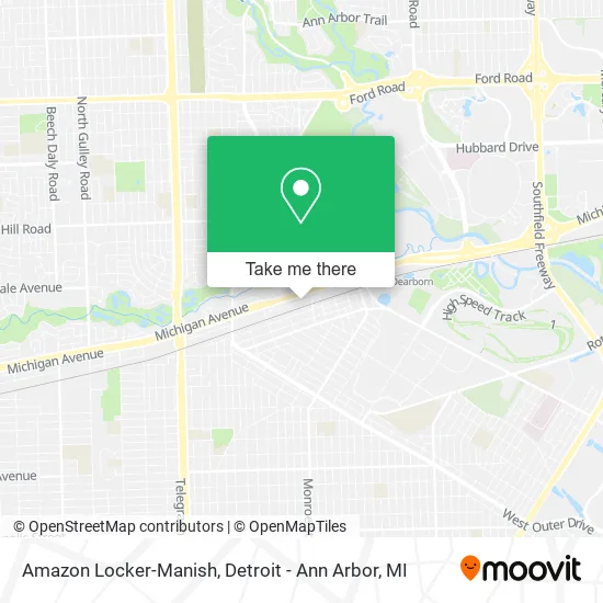 Amazon Locker-Manish map