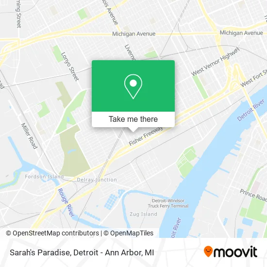 Sarah's Paradise map