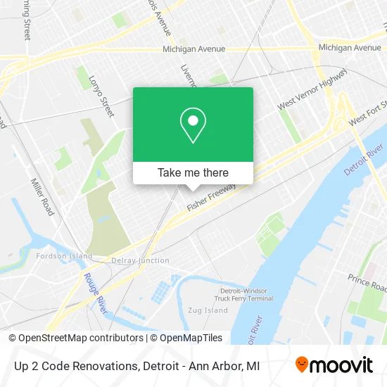 Up 2 Code Renovations map