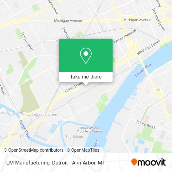 LM Manufacturing map