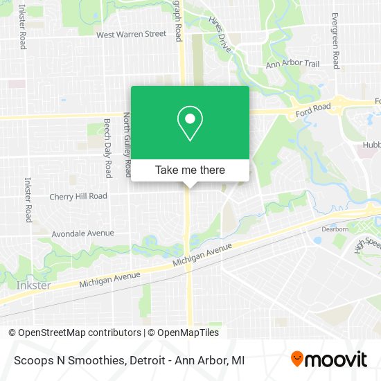 Scoops N Smoothies map