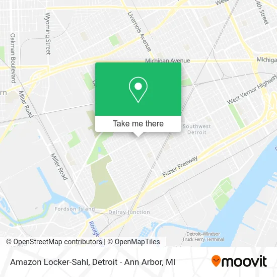 Amazon Locker-Sahl map