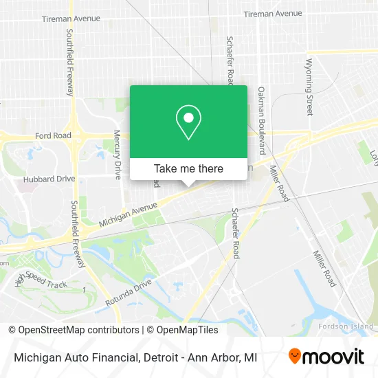 Michigan Auto Financial map
