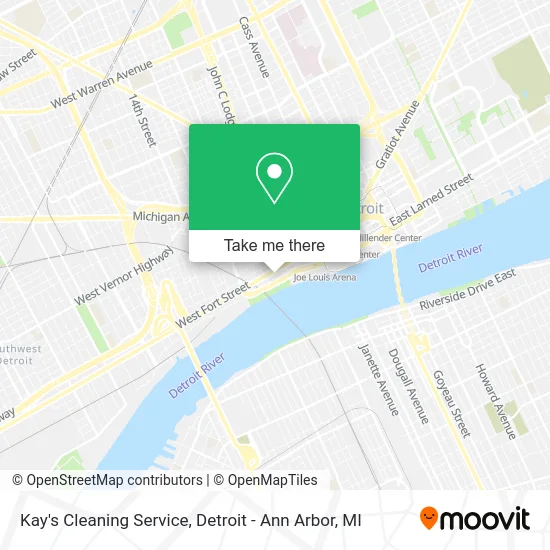 Kay's Cleaning Service map