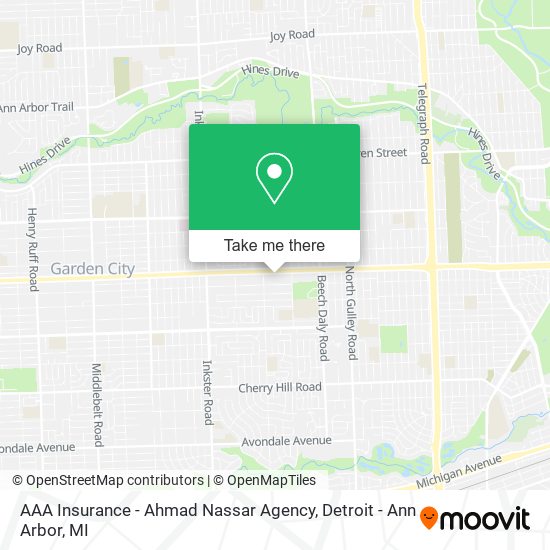 Mapa de AAA Insurance - Ahmad Nassar Agency