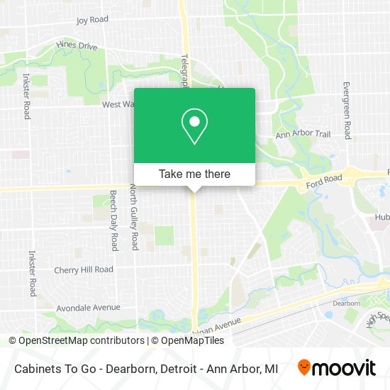 Cabinets To Go - Dearborn map