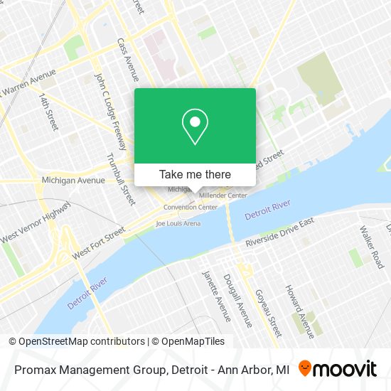 Promax Management Group map