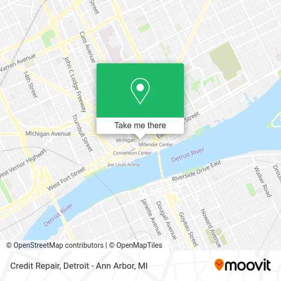 Credit Repair map