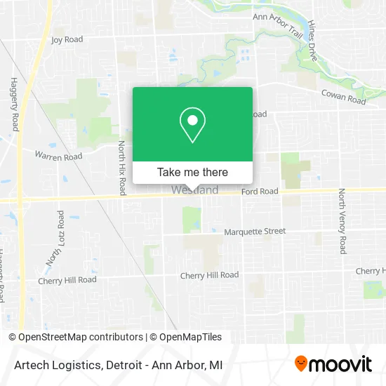Artech Logistics map