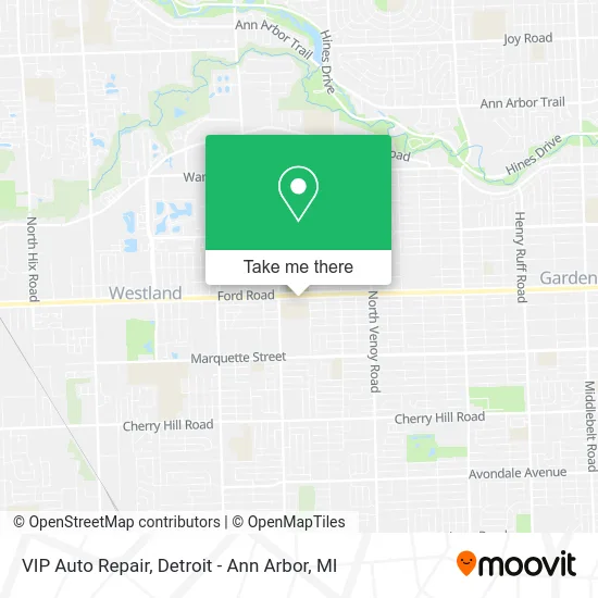 VIP Auto Repair map