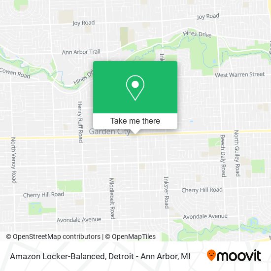 Mapa de Amazon Locker-Balanced