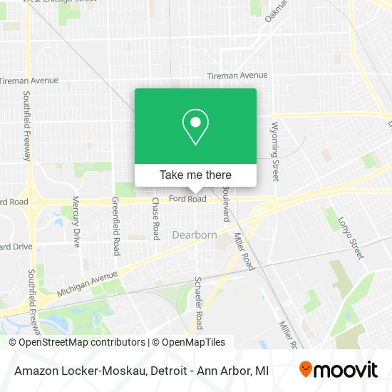 Amazon Locker-Moskau map