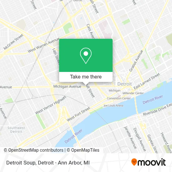 Detroit Soup map