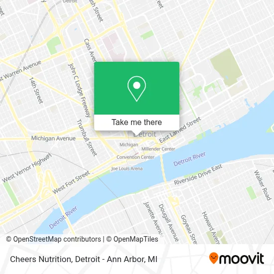 Cheers Nutrition map