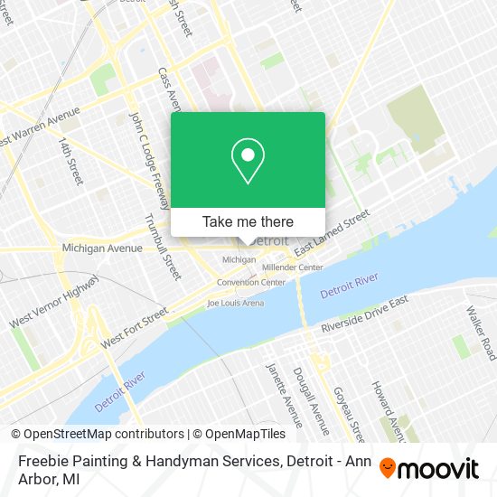 Freebie Painting & Handyman Services map