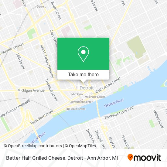 Mapa de Better Half Grilled Cheese