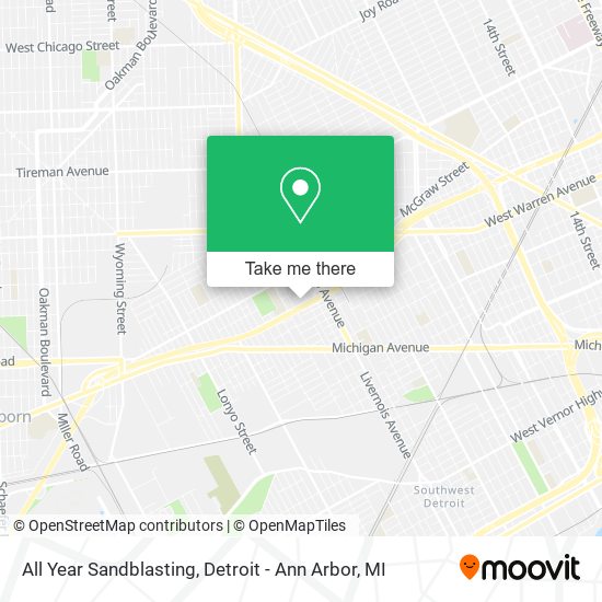 All Year Sandblasting map